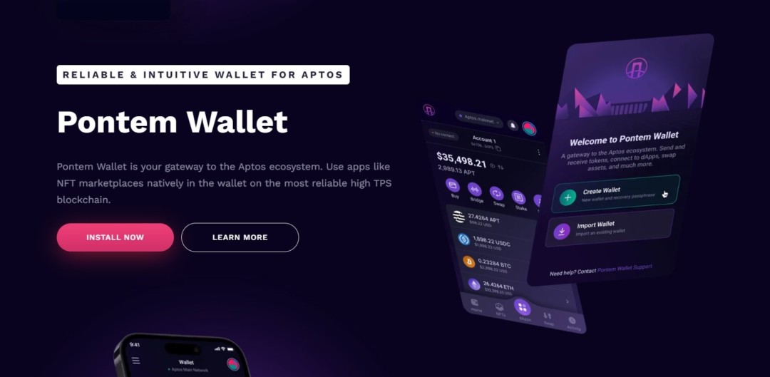 What is Pontem Aptos Wallet? How to create Pontem Aptos Wallet