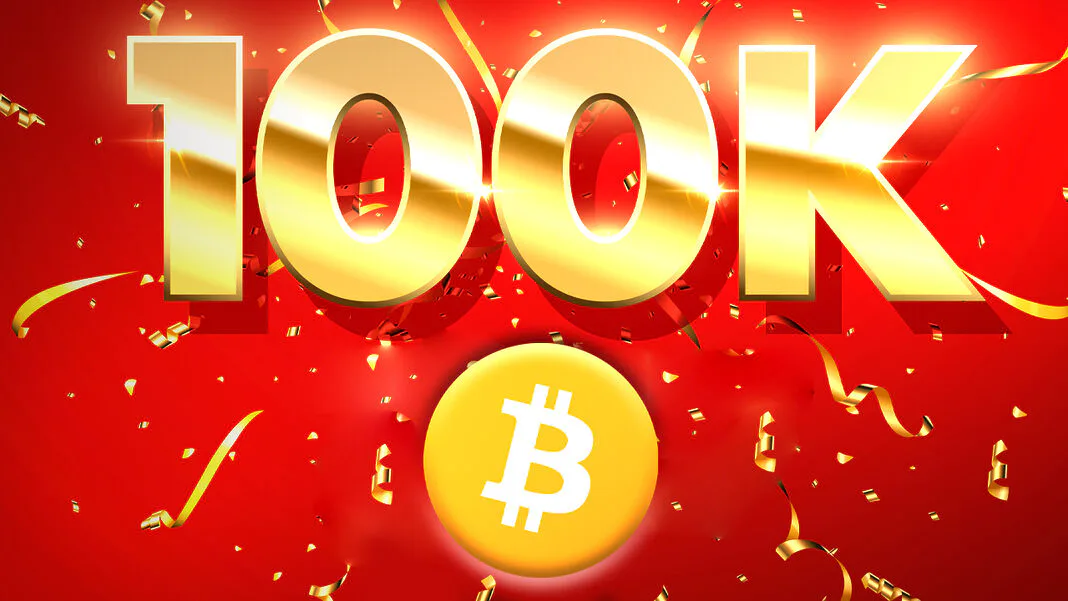 Bitcoin is just 17% away from hitting a record $100,000